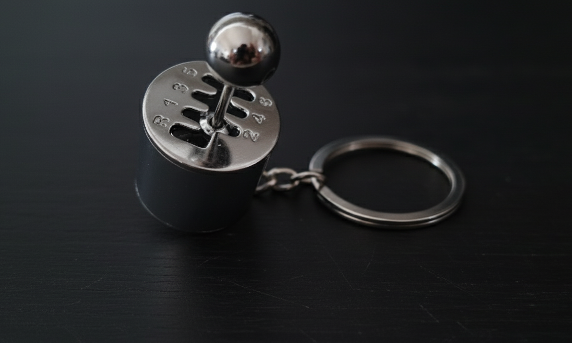 Gear shifter keychain