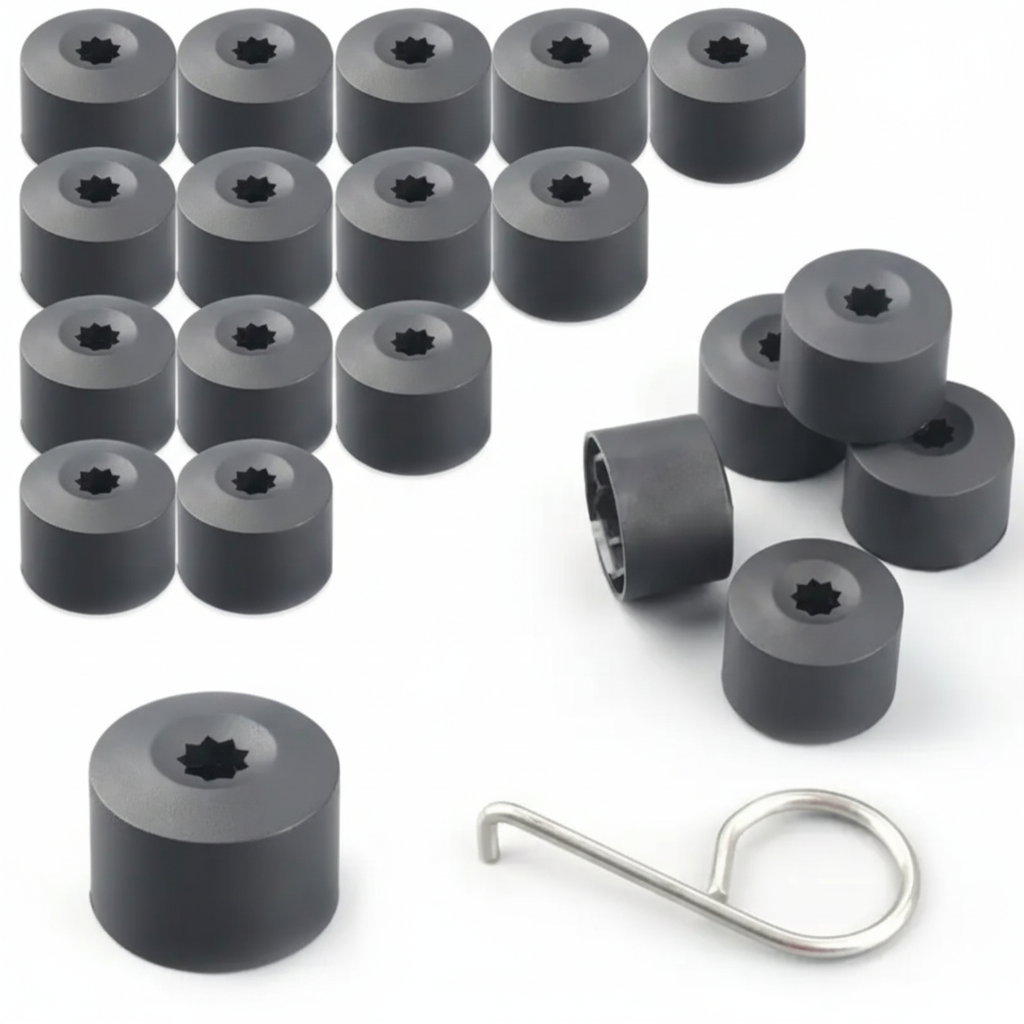 20 Pcs VW type Log Nut Covers With Tool