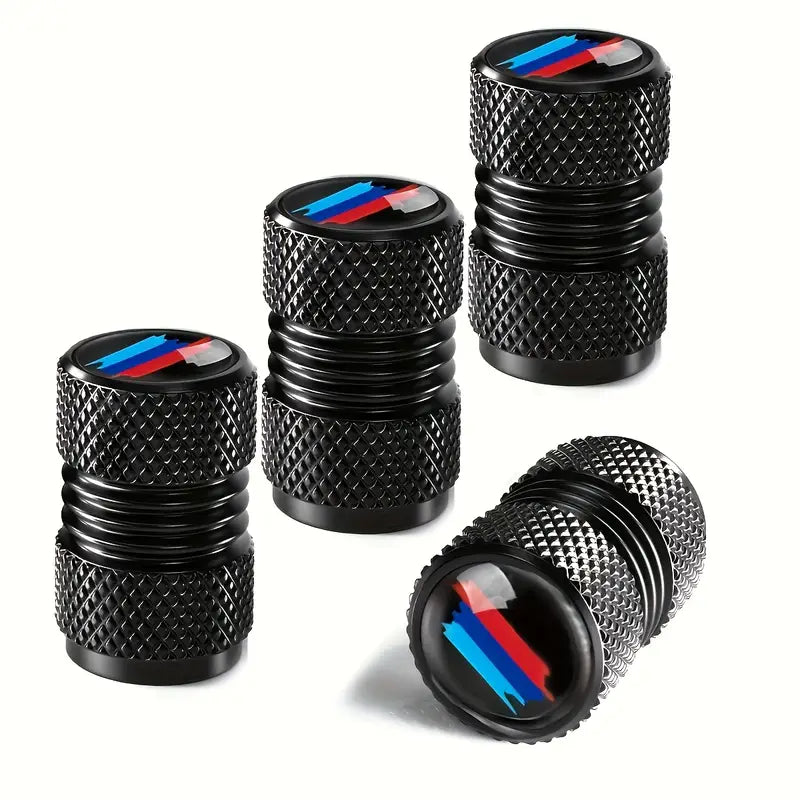 4 Pcs Set Aluminum Valve Stem Caps